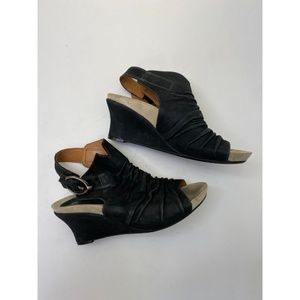 Earthies Women's Wedges Shoes Black Size 9.5